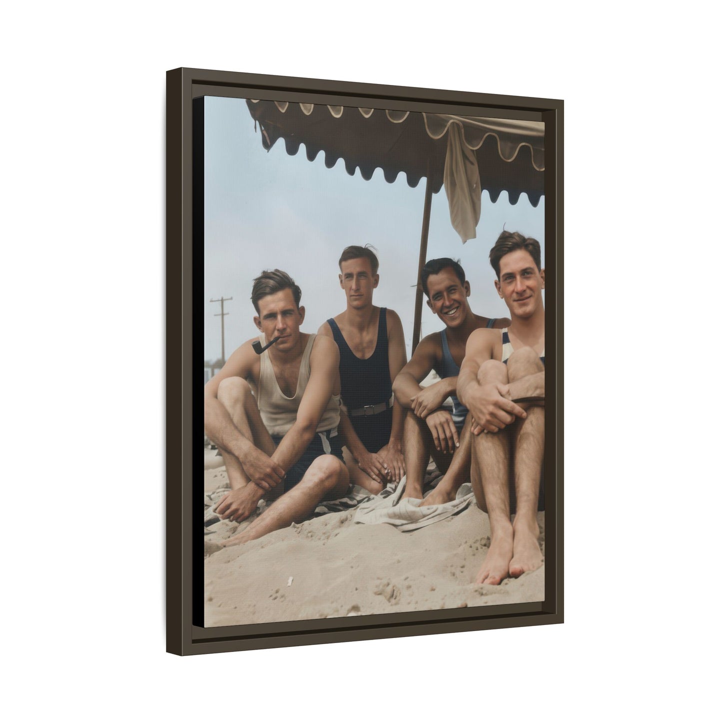 nager 029 | Framed Vintage Photo - Matte Canvas