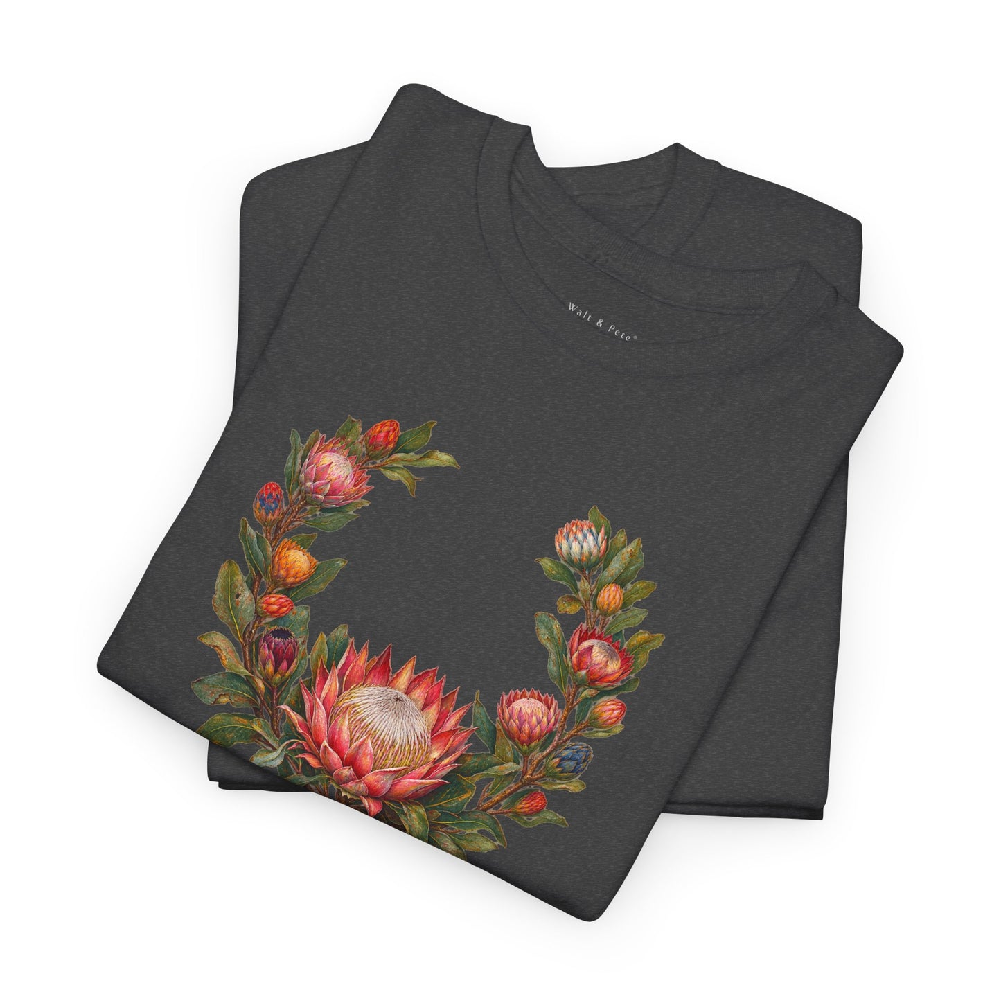 Ukuziqhenya King Protea Pride T-Shirt | South African Botanical LGBTQ+ Tee