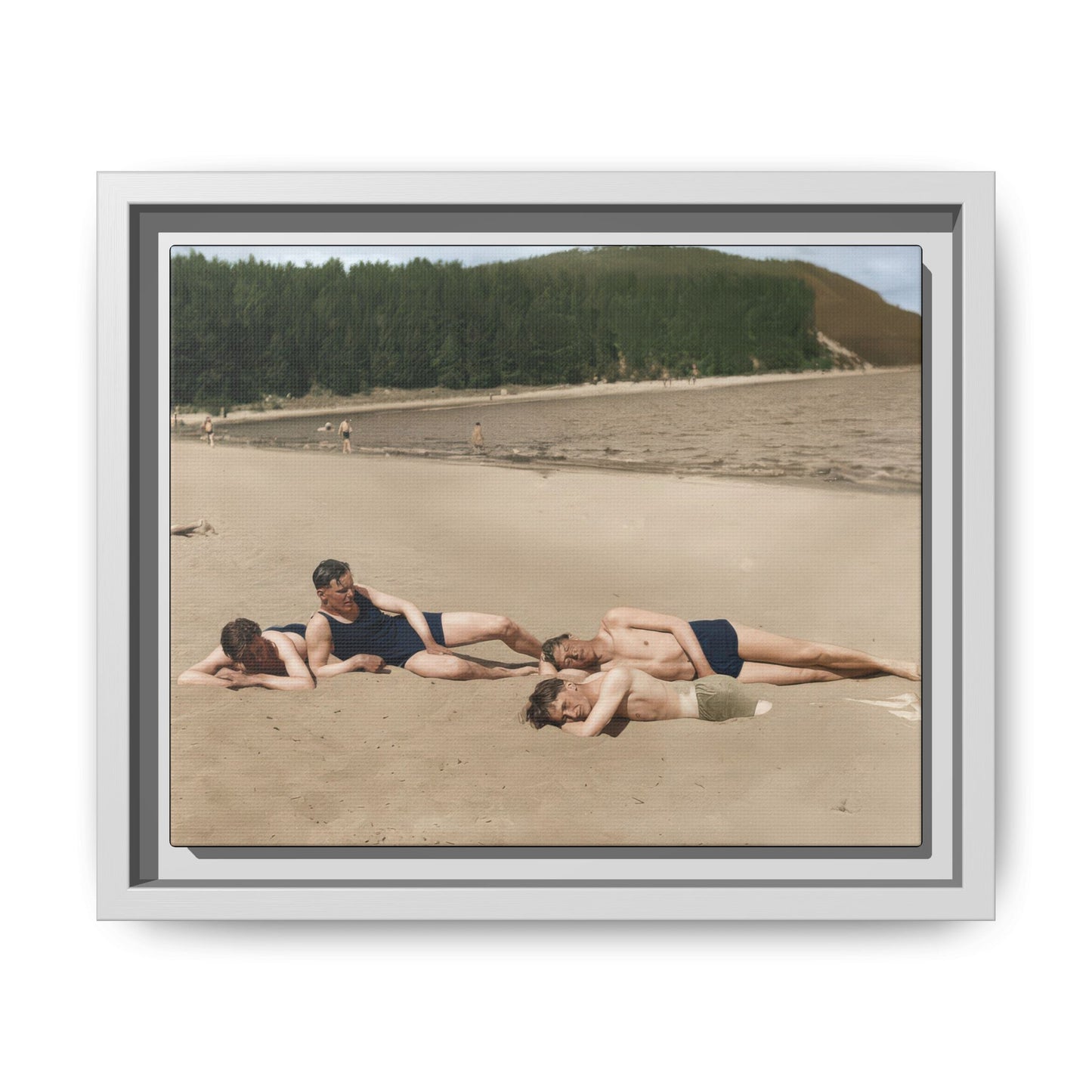 nager 026 | Framed Vintage Photo - Matte Canvas