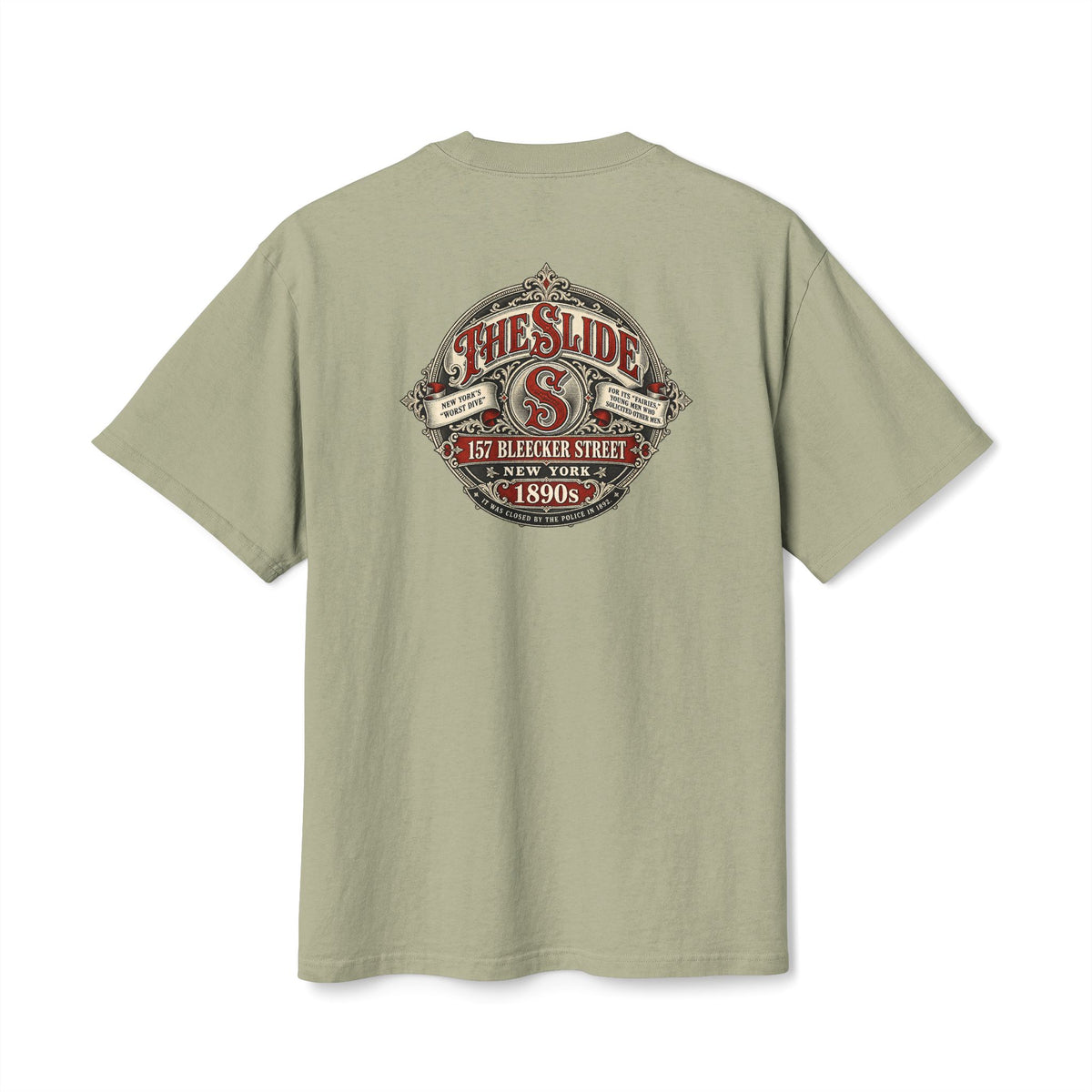 The Slide 1890s New York T-Shirt | Historic Gay Bar Heritage Tee