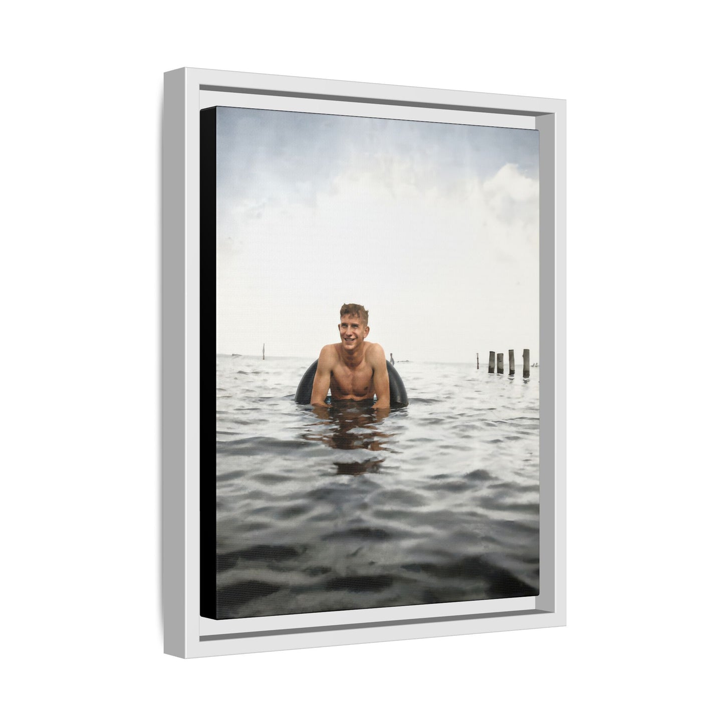 nager 034 | Framed Vintage Photo - Matte Canvas