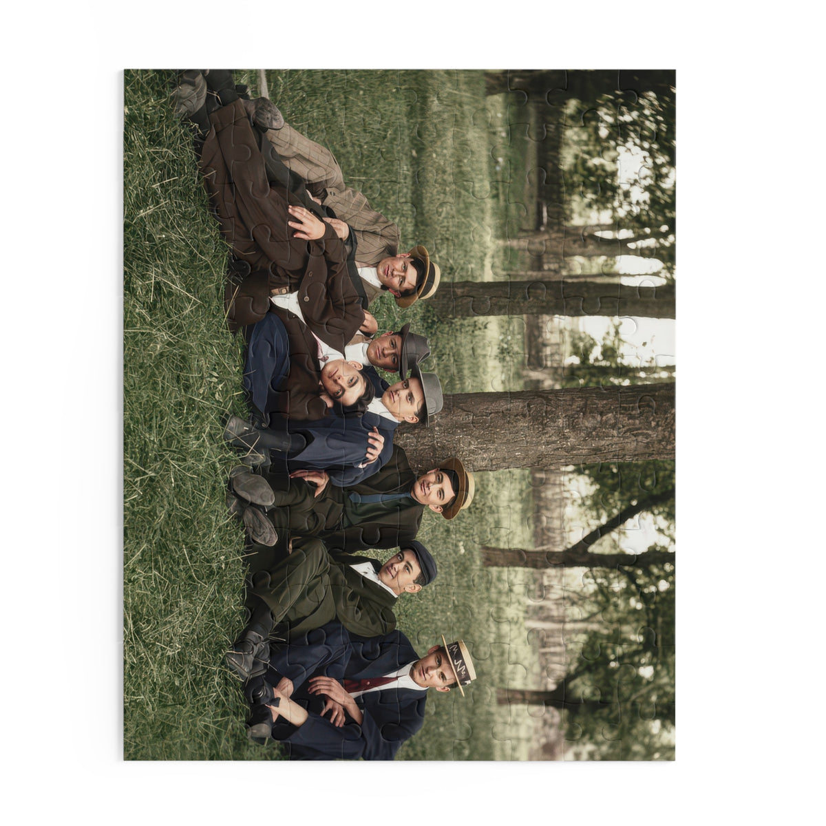 Seven Men Beneath the Trees Jigsaw Puzzle | LGBTQ+ Heritage | hommes 005