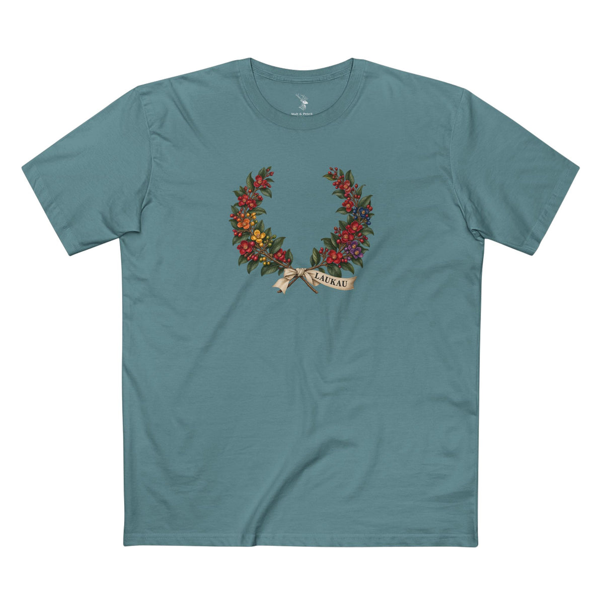 Tongan Heilala Laukau Pride T-Shirt | Laurel Wreath Tee