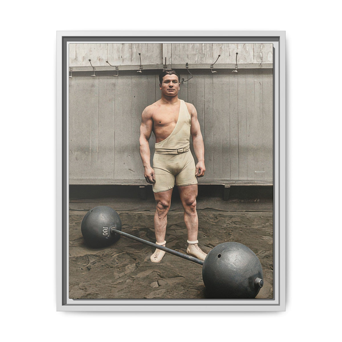 athlétisme 050 | Framed Vintage Photo - Matte Canvas