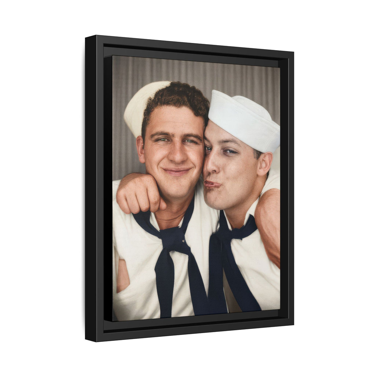 paire 159 | Framed Vintage Photo - Matte Canvas