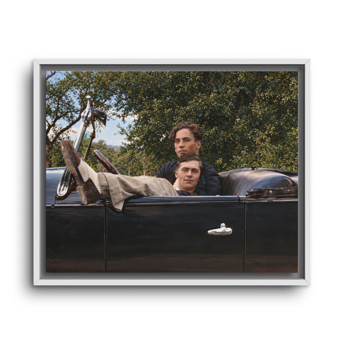 paire 164 | Framed Vintage Photo - Matte Canvas