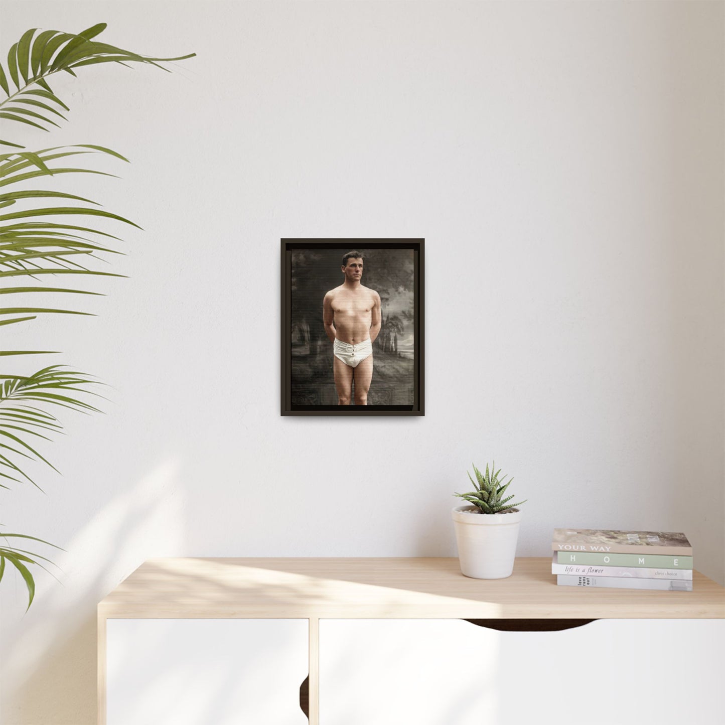 athlétisme 017  | Framed Vintage Photo - Matte Canvas