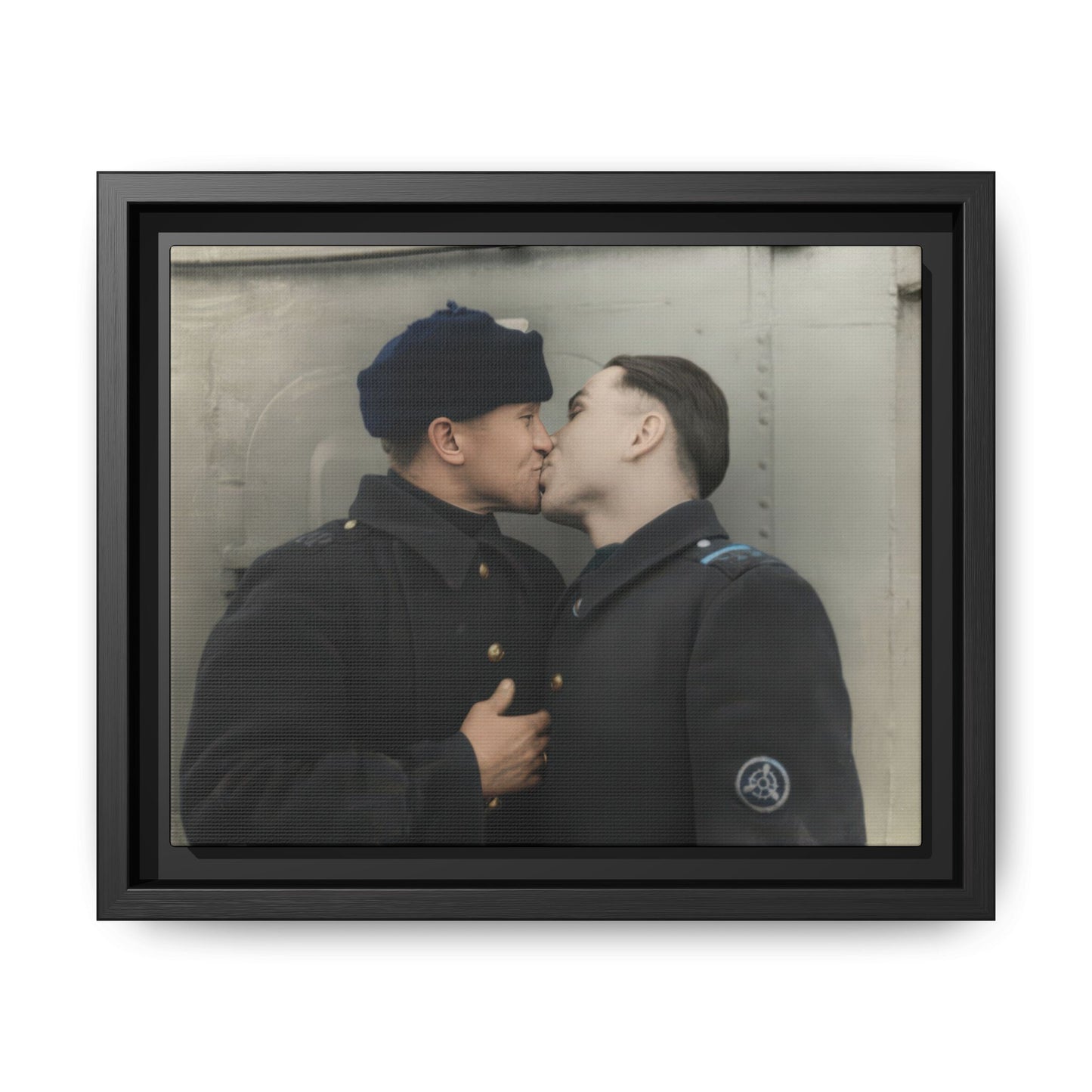paire 004 | Framed Vintage Photo - Matte Canvas