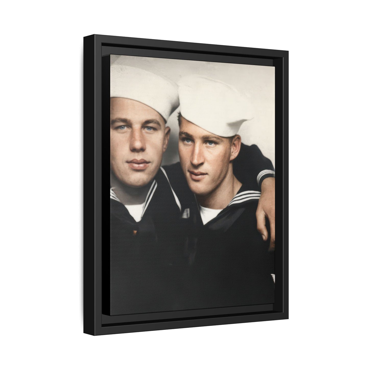 paire 078 | Framed Vintage Photo - Matte Canvas