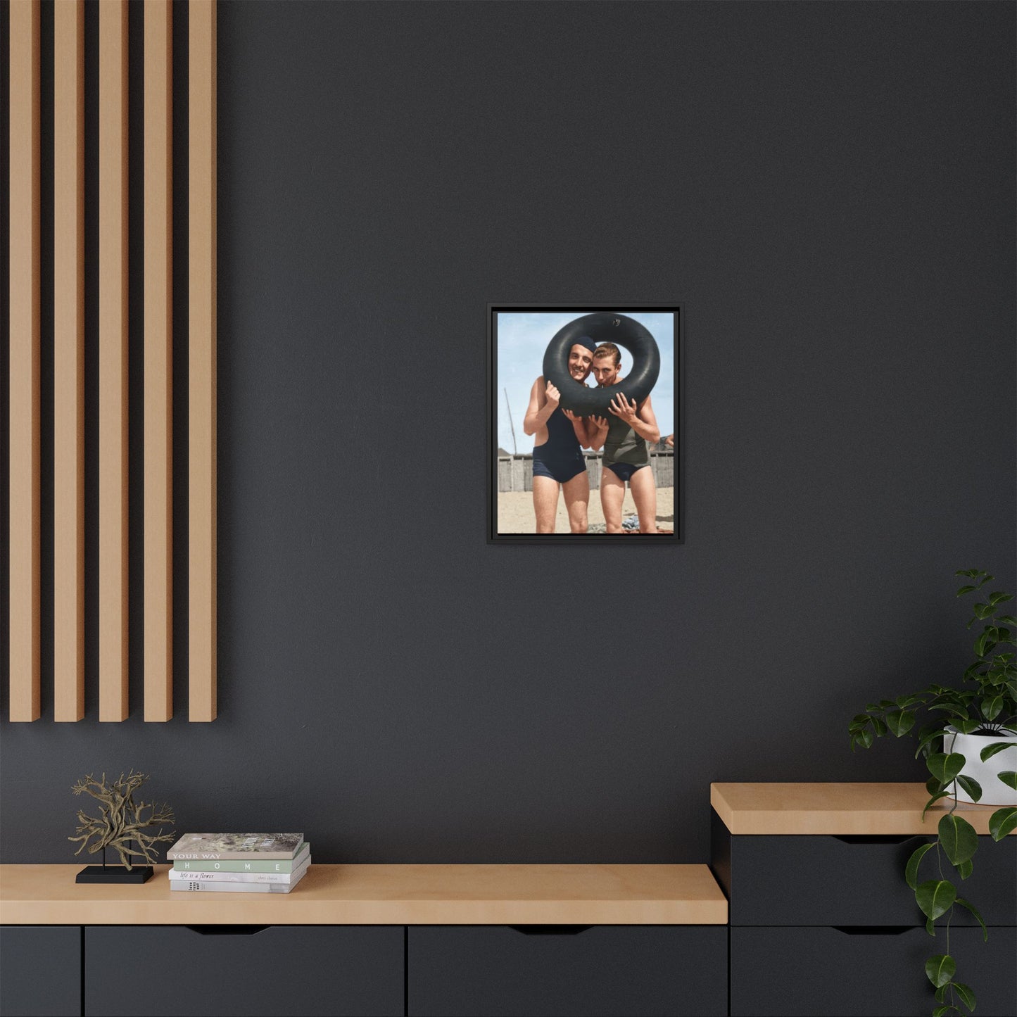 nager 006 | Framed Vintage Photo - Matte Canvas