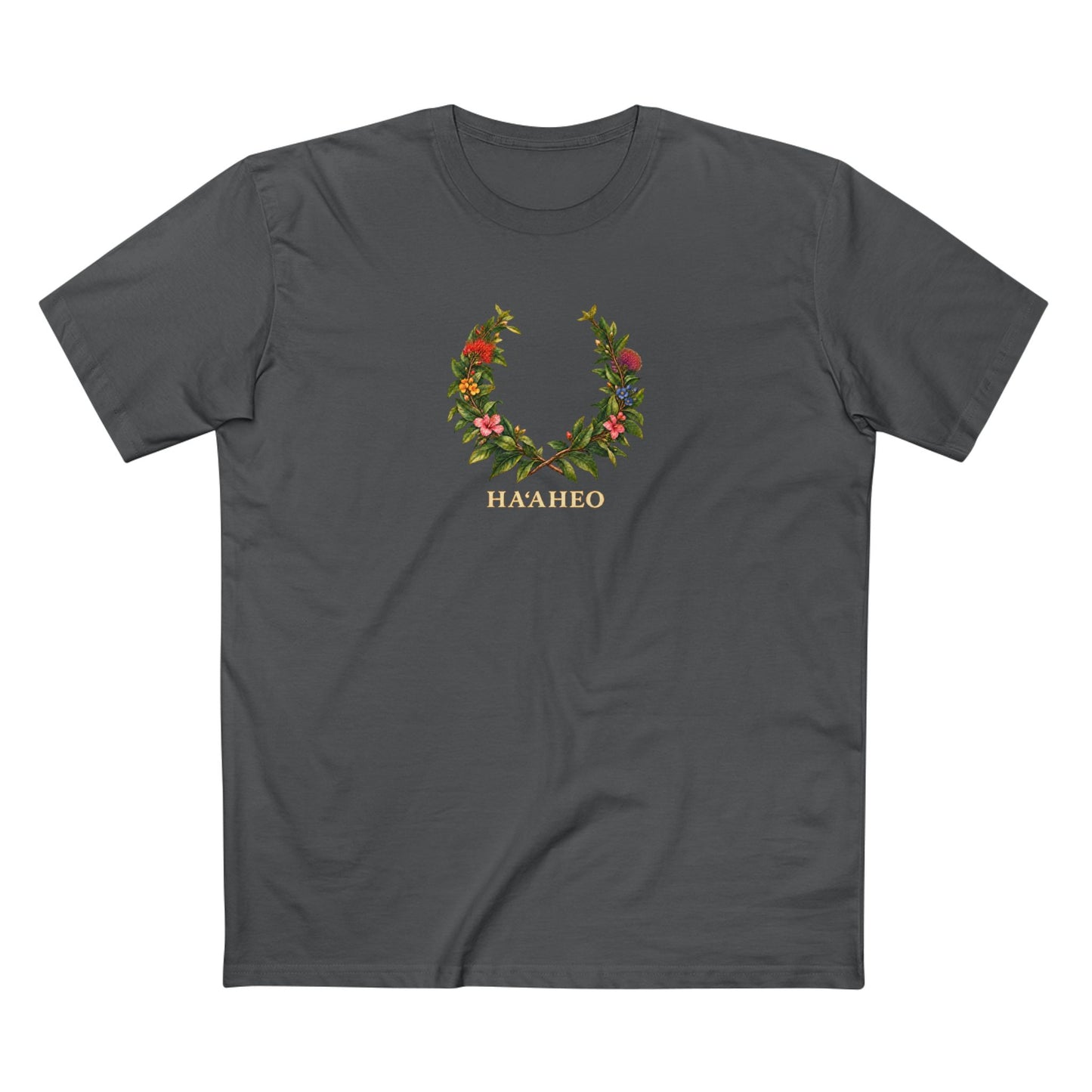 Hawaiian Maile Pride Laurel Wreath T-Shirt | HAʻAHEO Botanical LGBTQ+ Tee