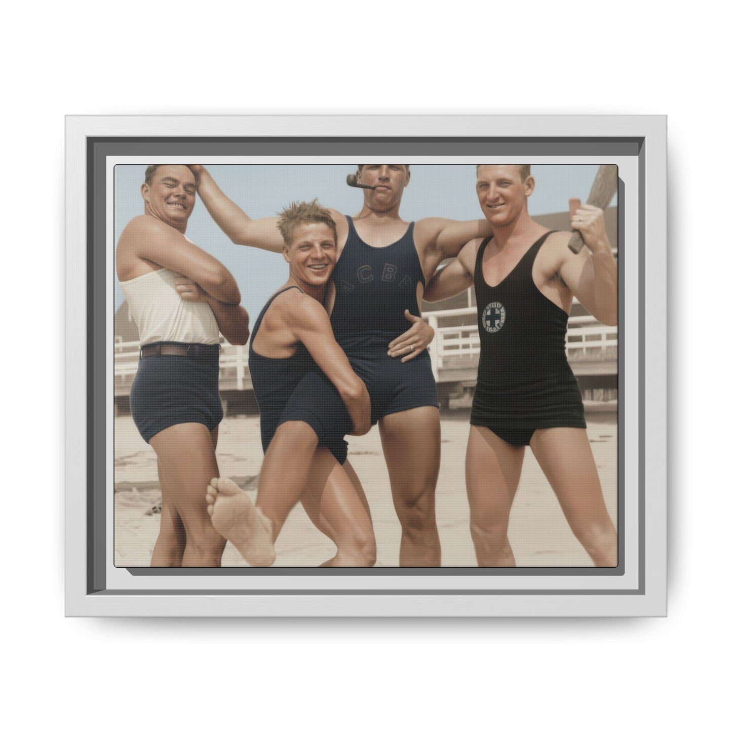 nager 028 | Framed Vintage Photo - Matte Canvas