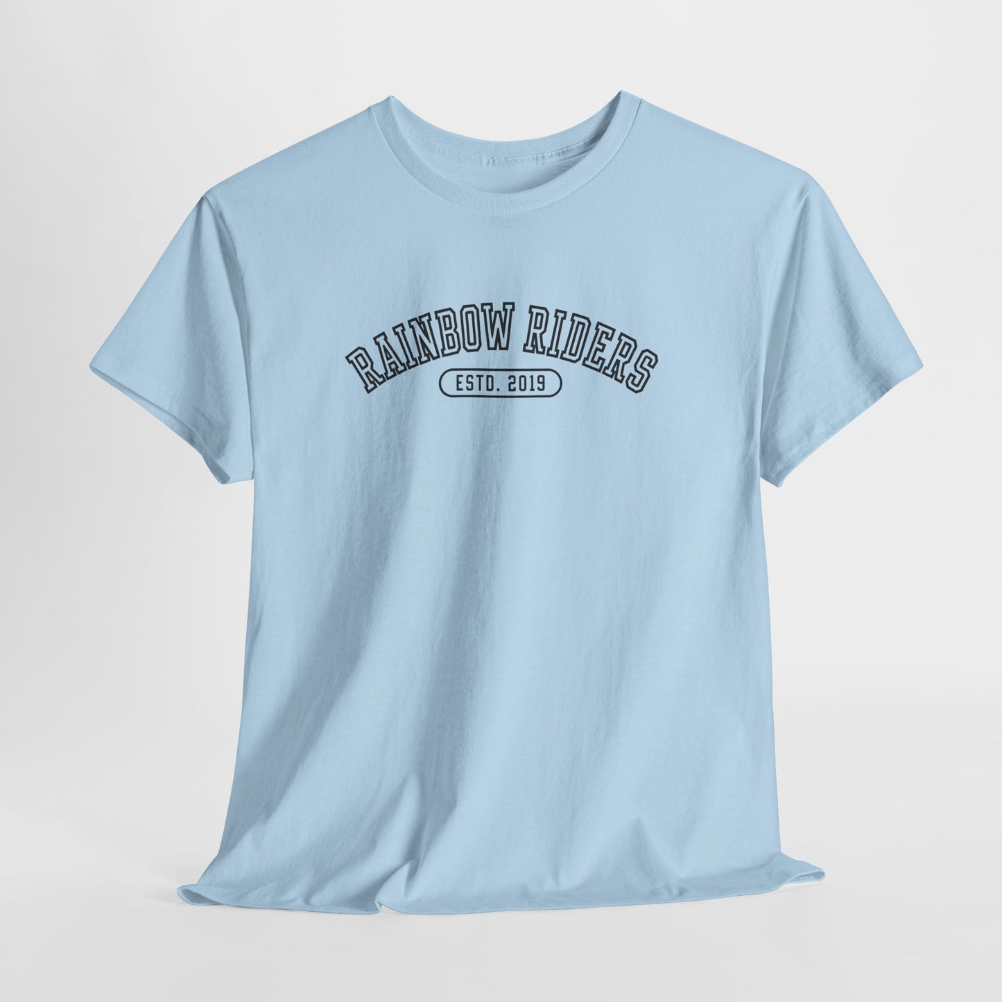 Rainbow Riders Collegiate T-Shirt | Est. 2019 LGBTQ+ Pride Tee