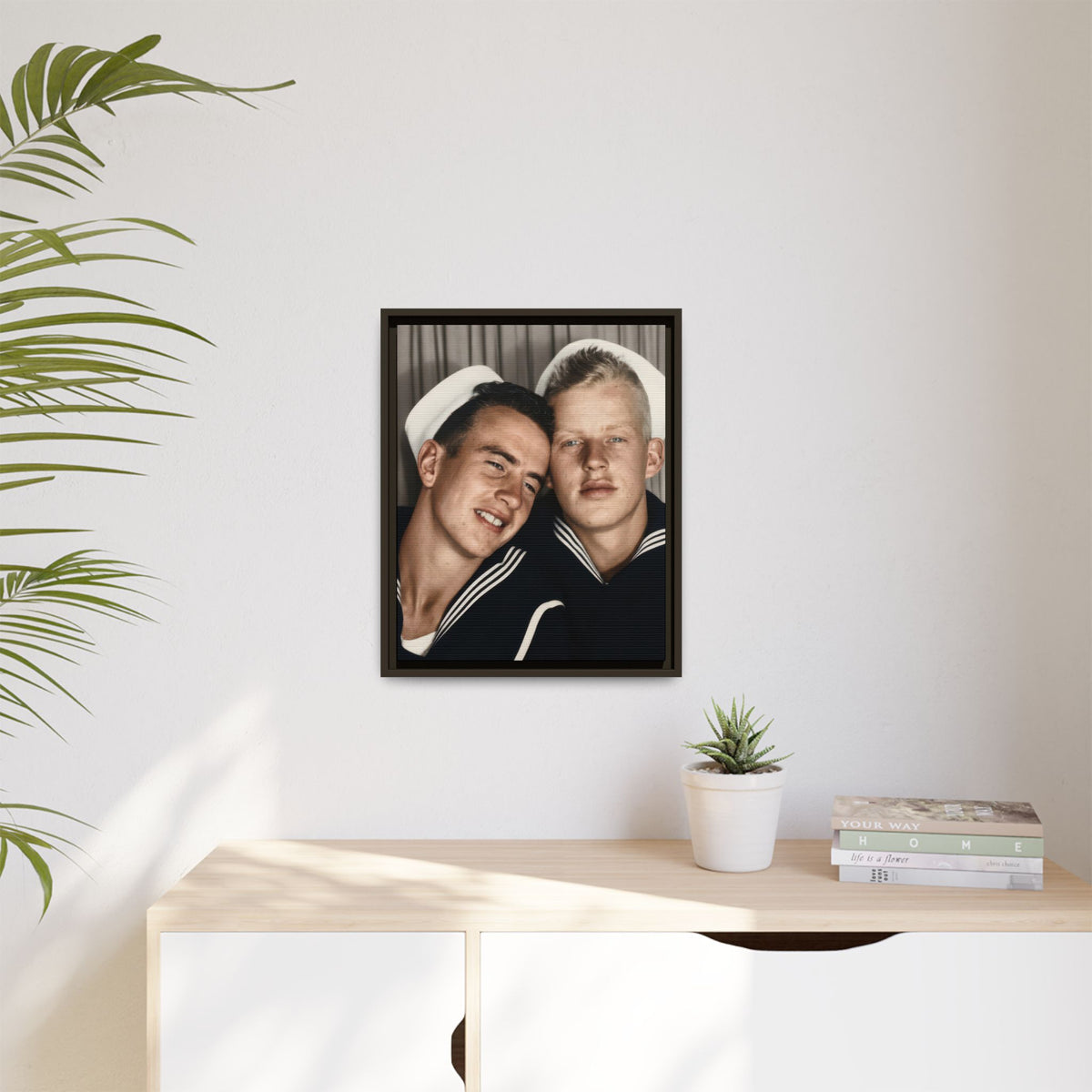 paire 158 | Framed Vintage Photo - Matte Canvas