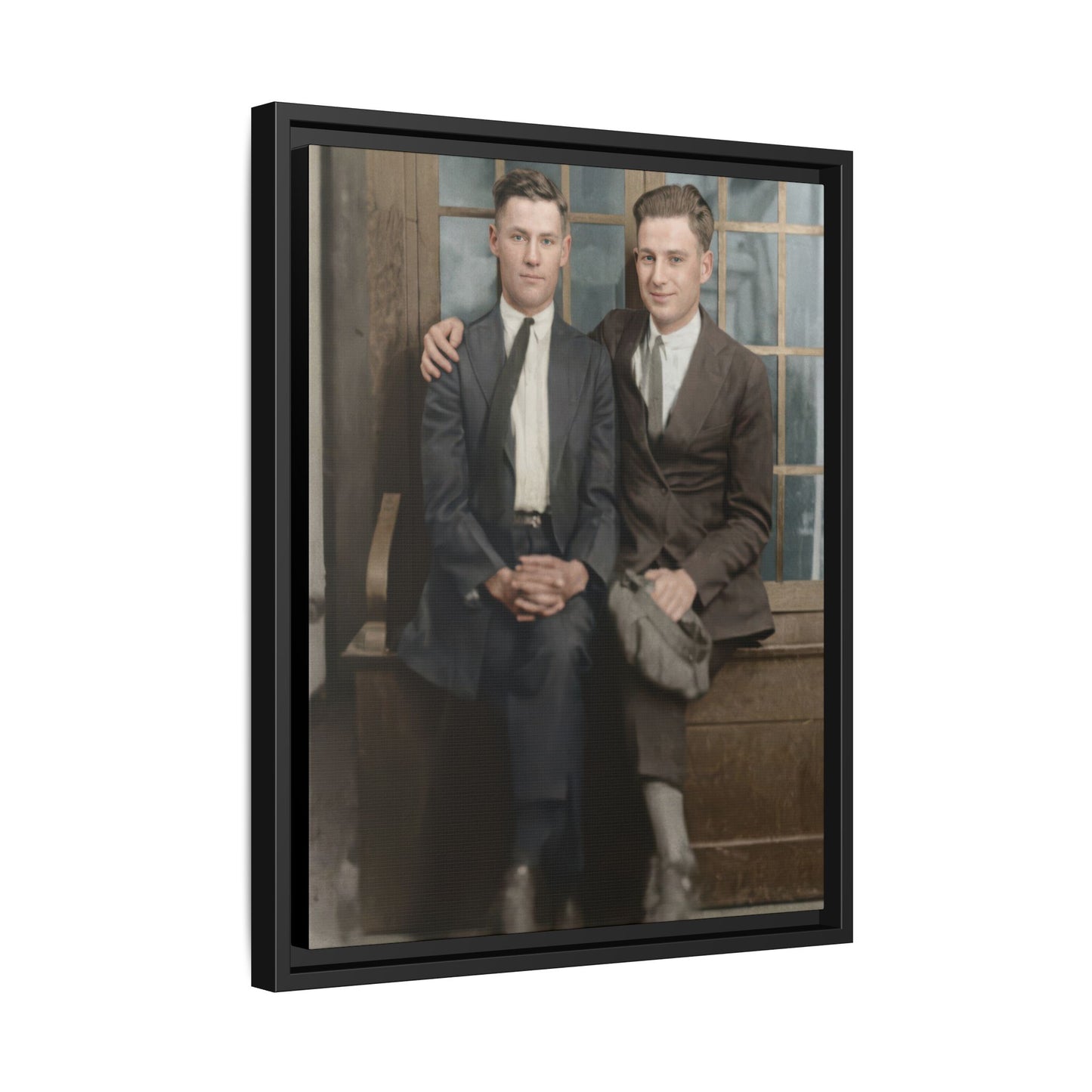 paire 105 | Framed Vintage Photo - Matte Canvas