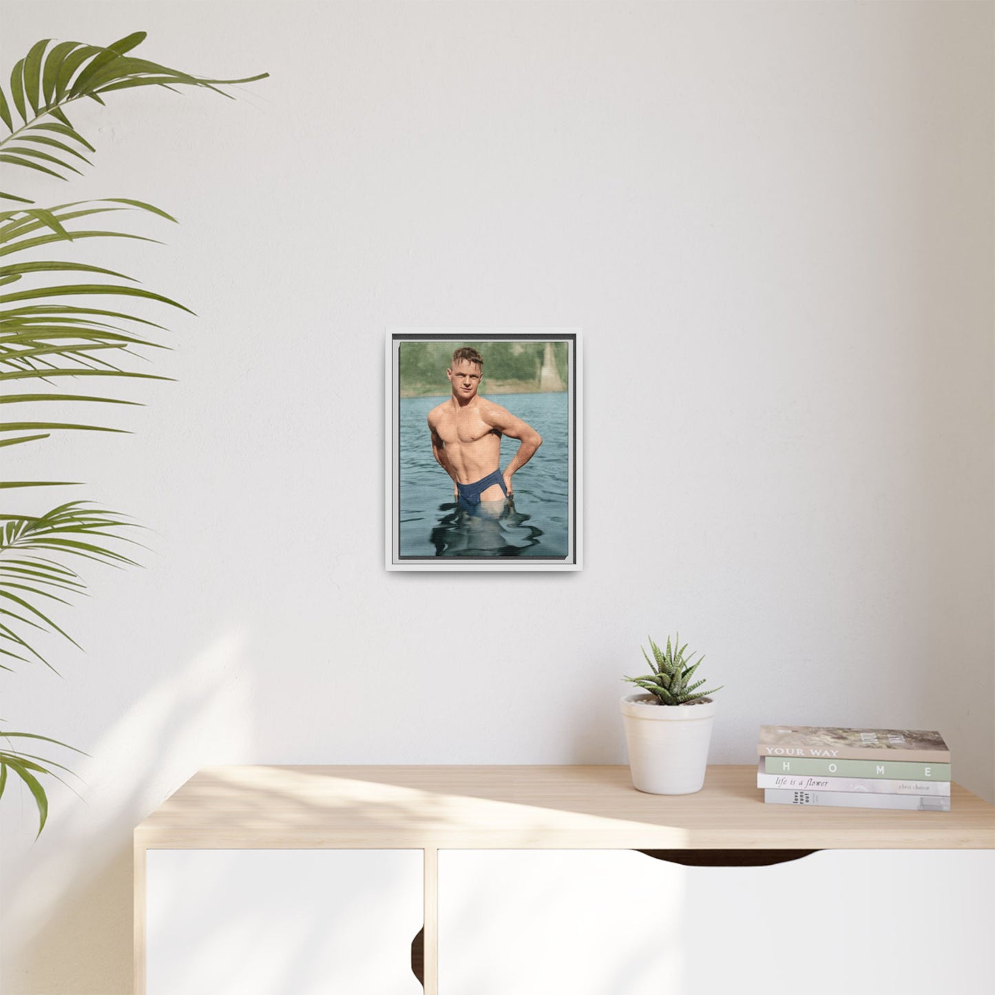 nager 027 | Framed Vintage Photo - Matte Canvas
