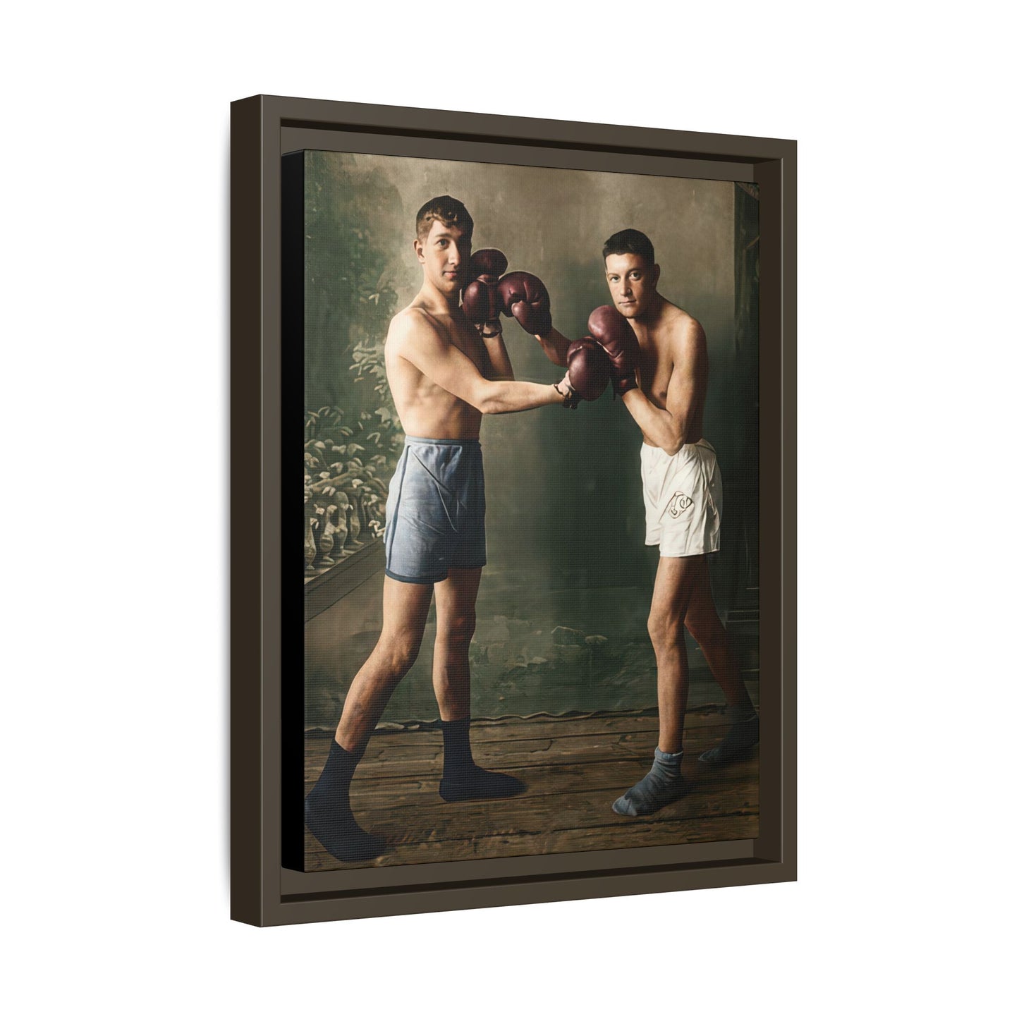 athlétisme 003 | Framed Vintage Photo - Matte Canvas