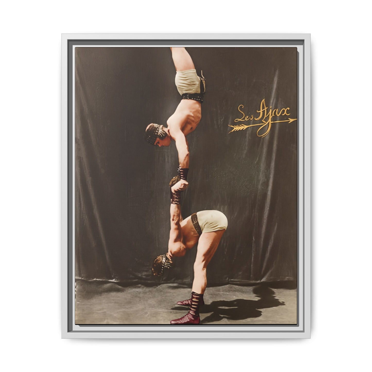 athlétisme 014 | Framed Vintage Photo - Matte Canvas