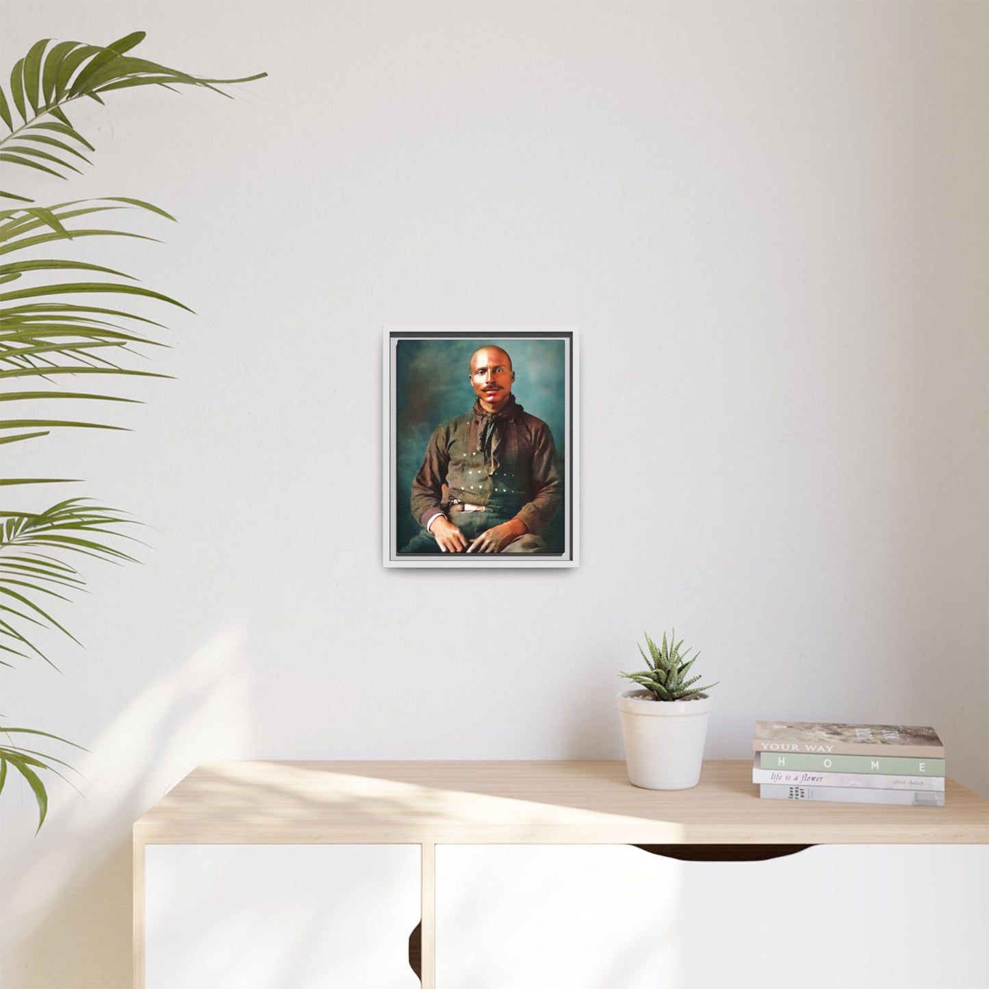 celibataire 017 | Framed Vintage Photo - Matte Canvas