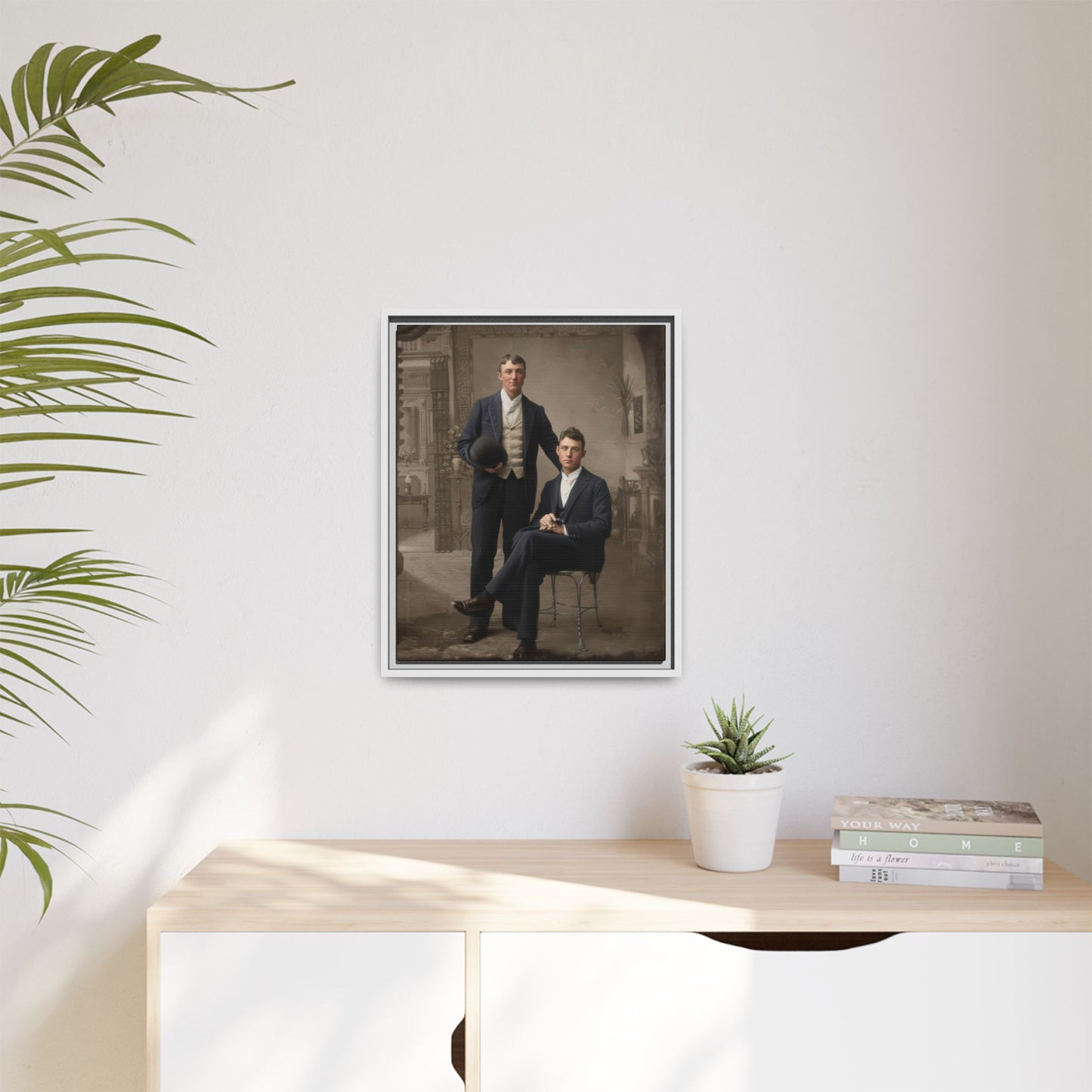 paire 149 | Framed Vintage Photo - Matte Canvas