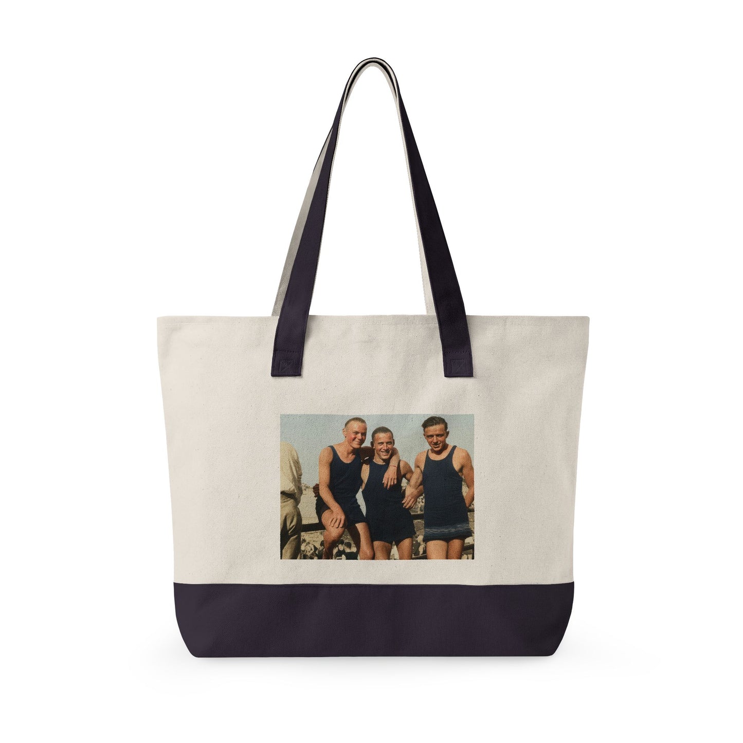 Beach Day Zippered Canvas Tote | nager 044