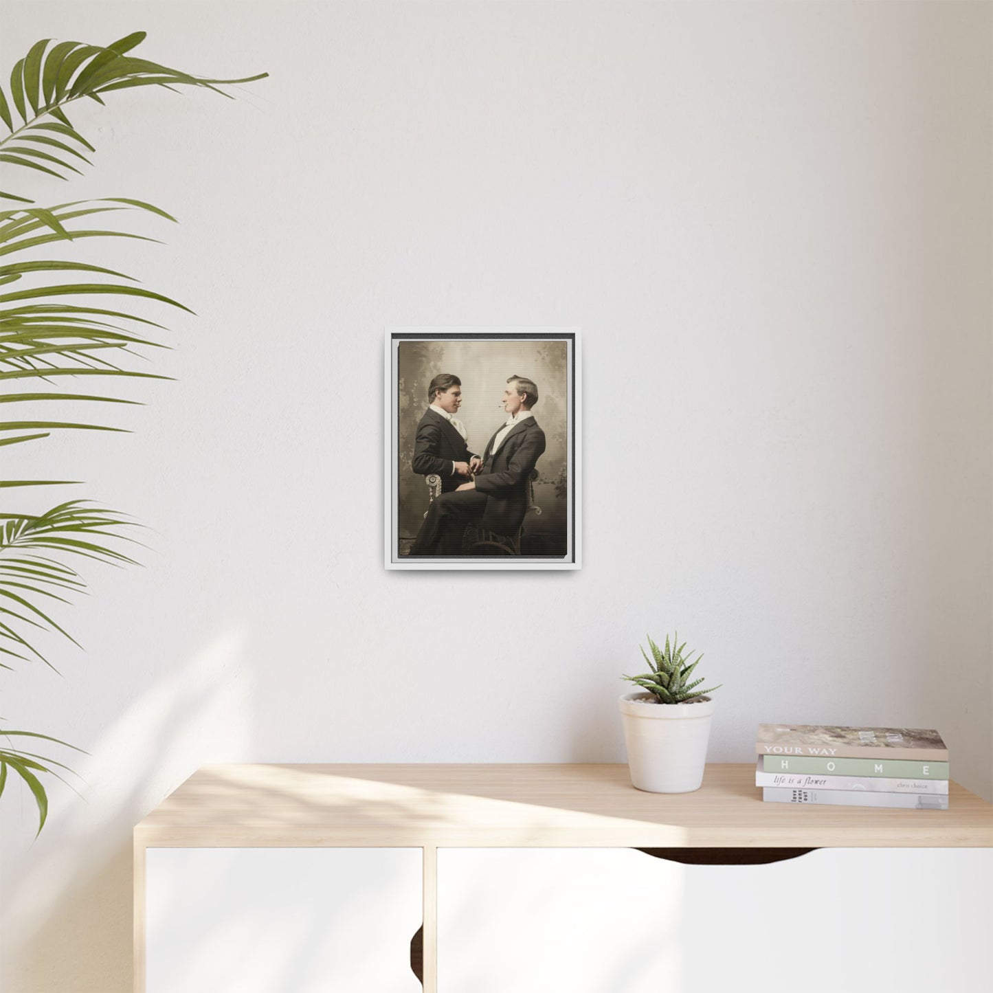 paire 106 | Framed Vintage Photo - Matte Canvas