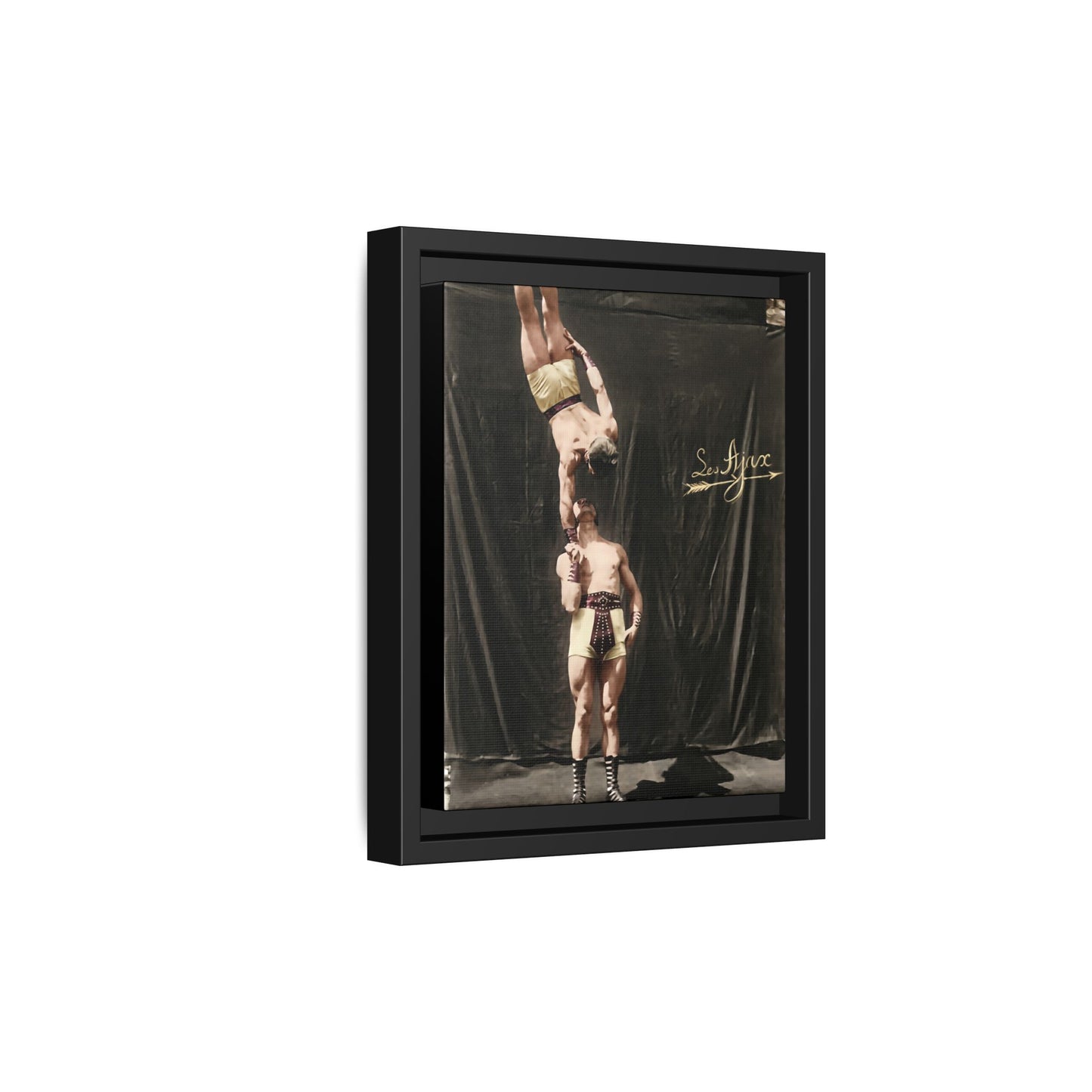 athlétisme 016 | Framed Vintage Photo - Matte Canvas
