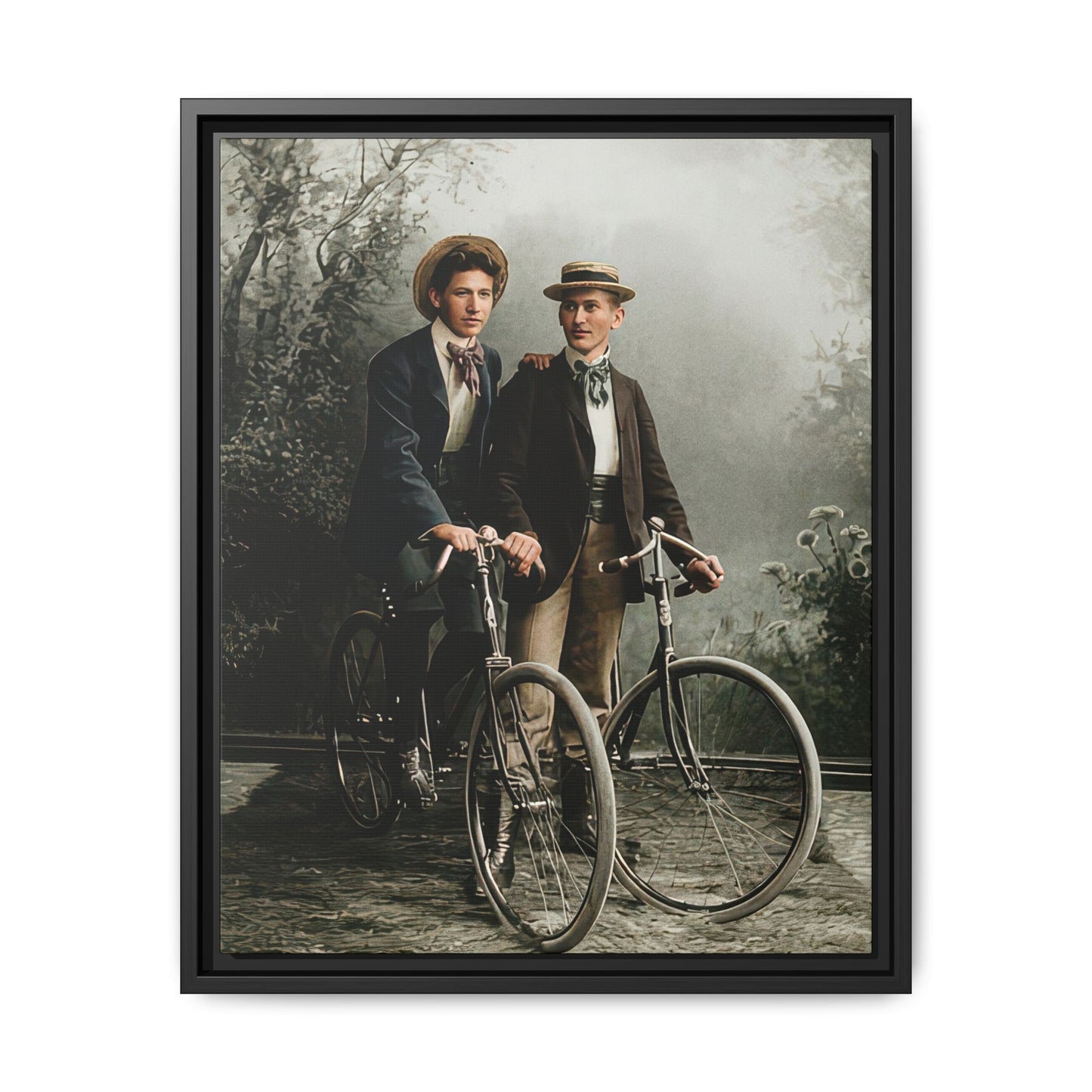 athlétisme 018 | Framed Vintage Photo - Matte Canvas
