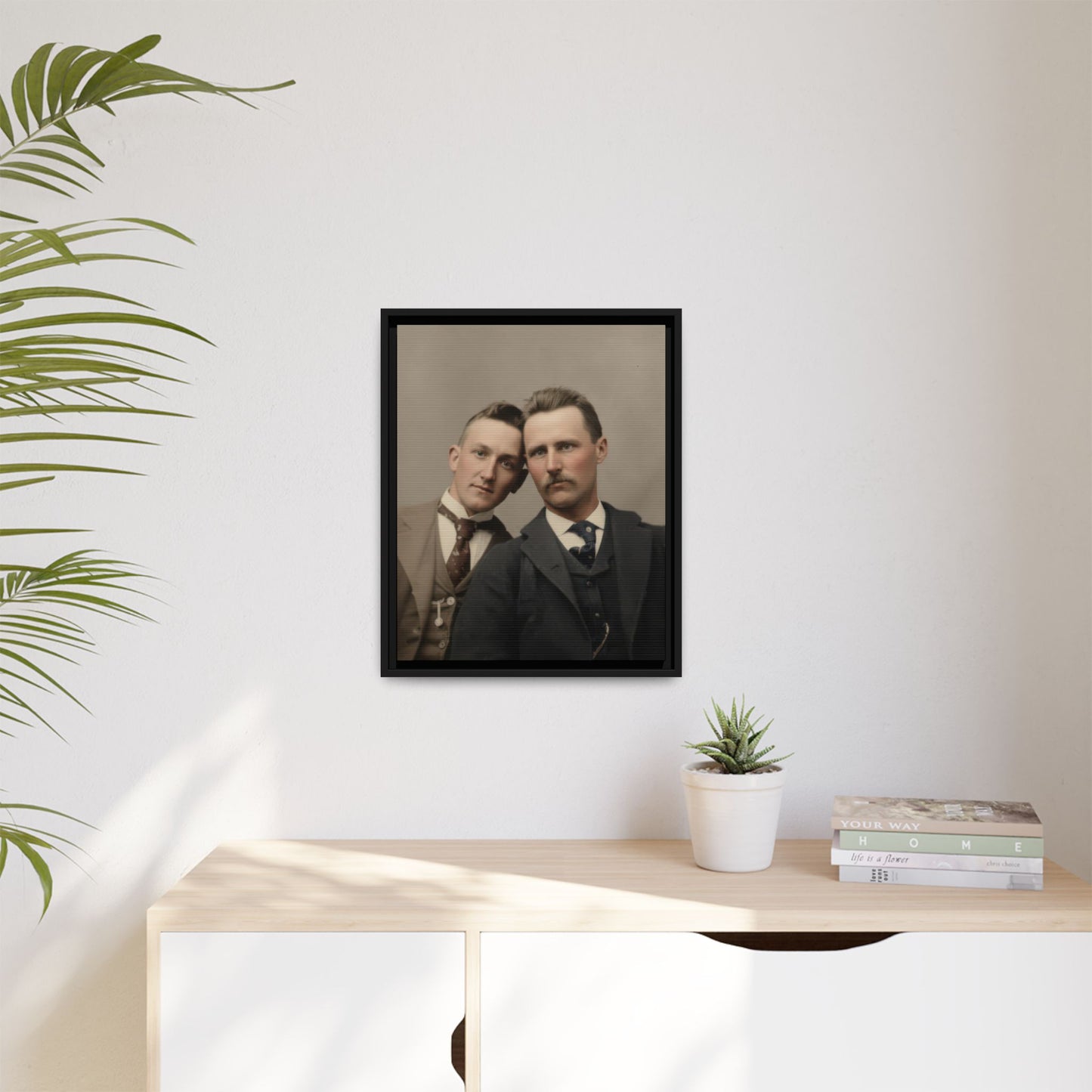 paire 121 | Framed Vintage Photo - Matte Canvas