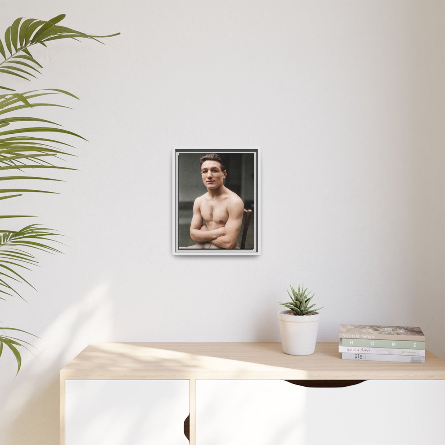 athlétisme 046 | Framed Vintage Photo - Matte Canvas