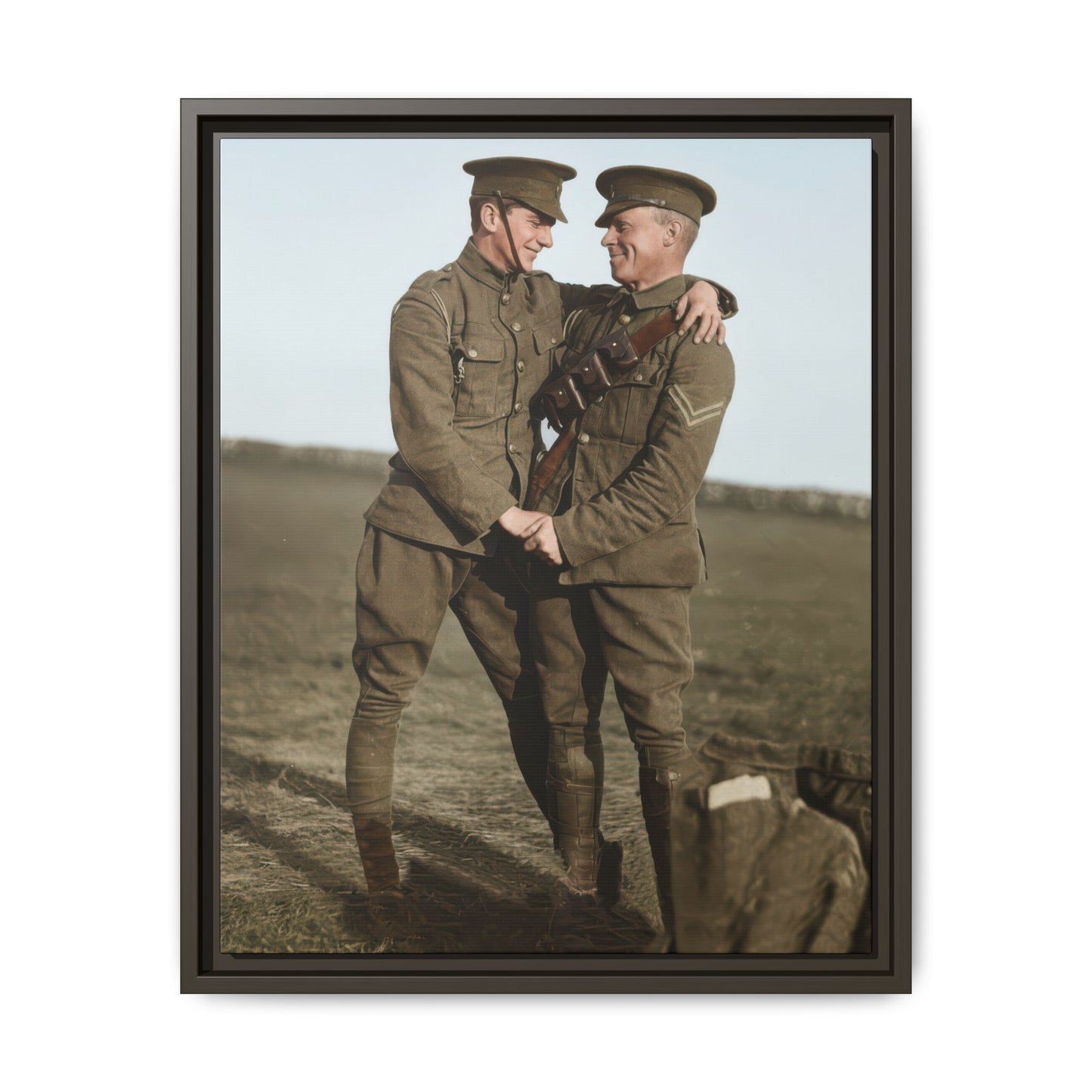 paire 021 | Framed Vintage Photo - Matte Canvas