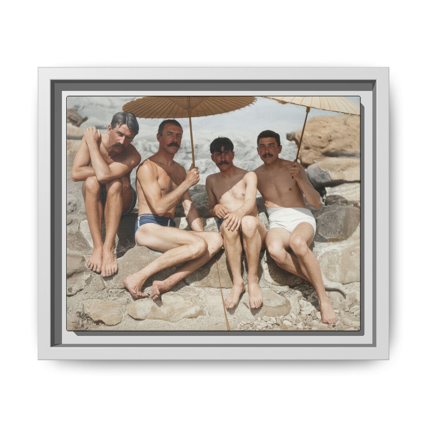 nager 030 | Framed Vintage Photo - Matte Canvas