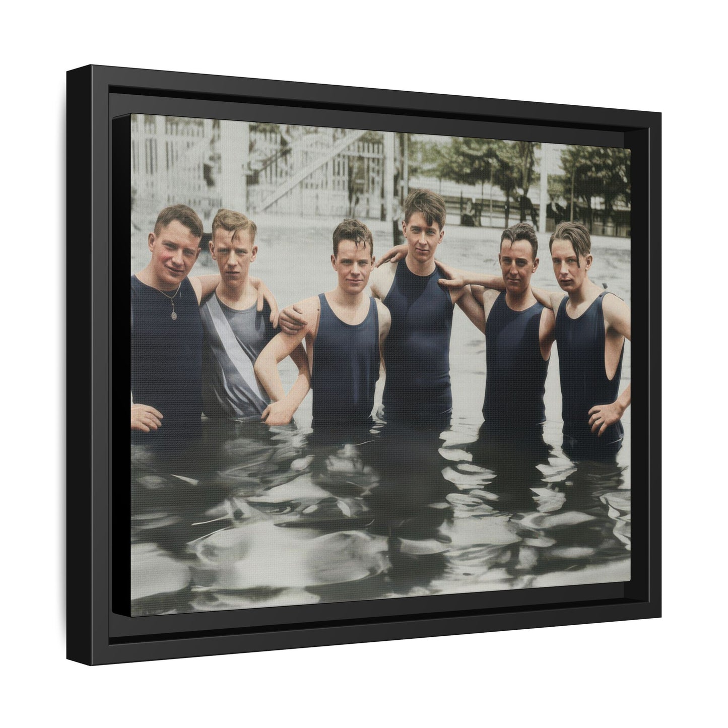 nager 042 | Framed Vintage Photo - Matte Canvas