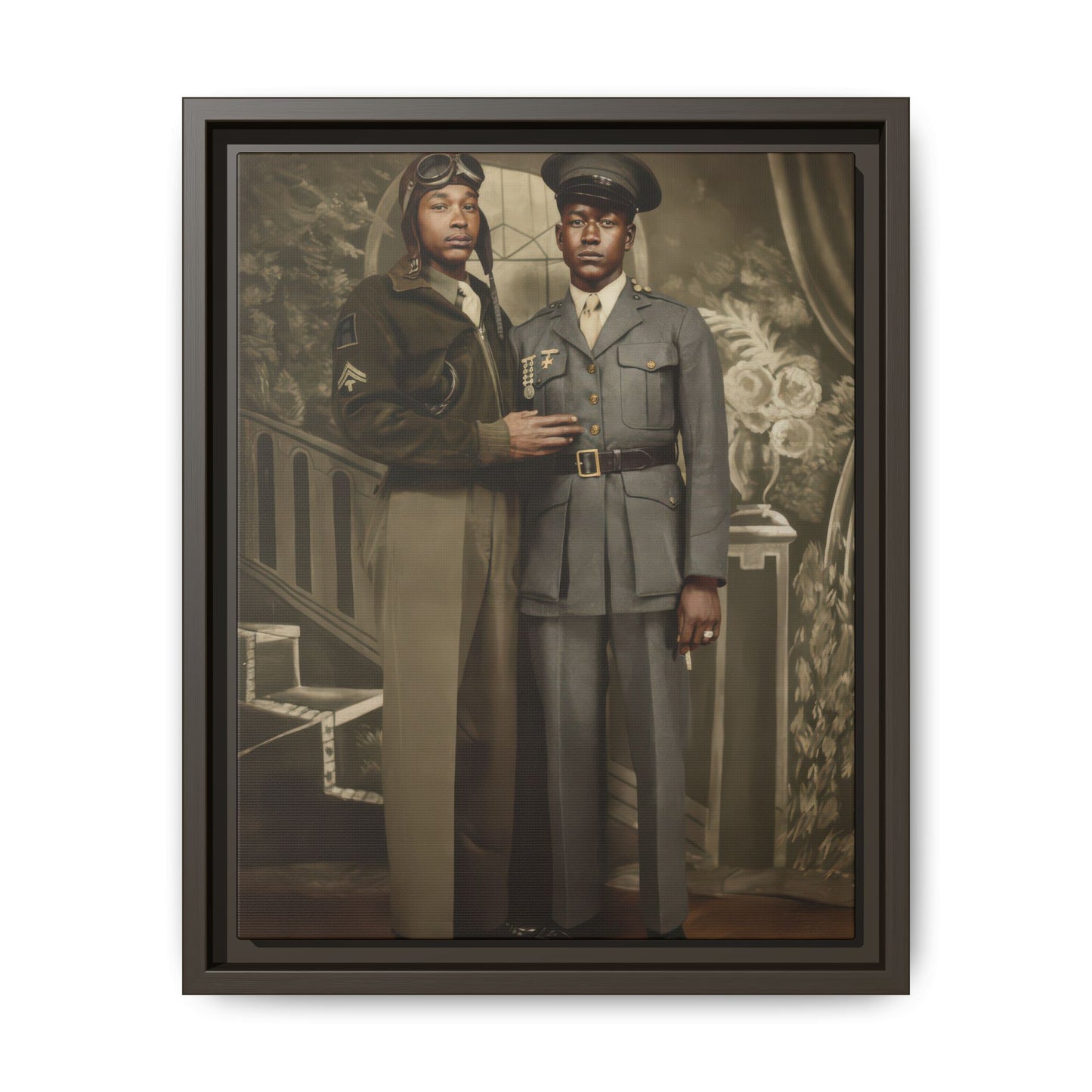 paire 120 | Framed Vintage Photo - Matte Canvas