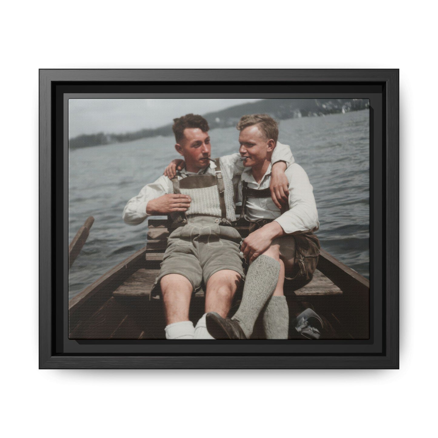 paire 116 | Framed Vintage Photo - Matte Canvas