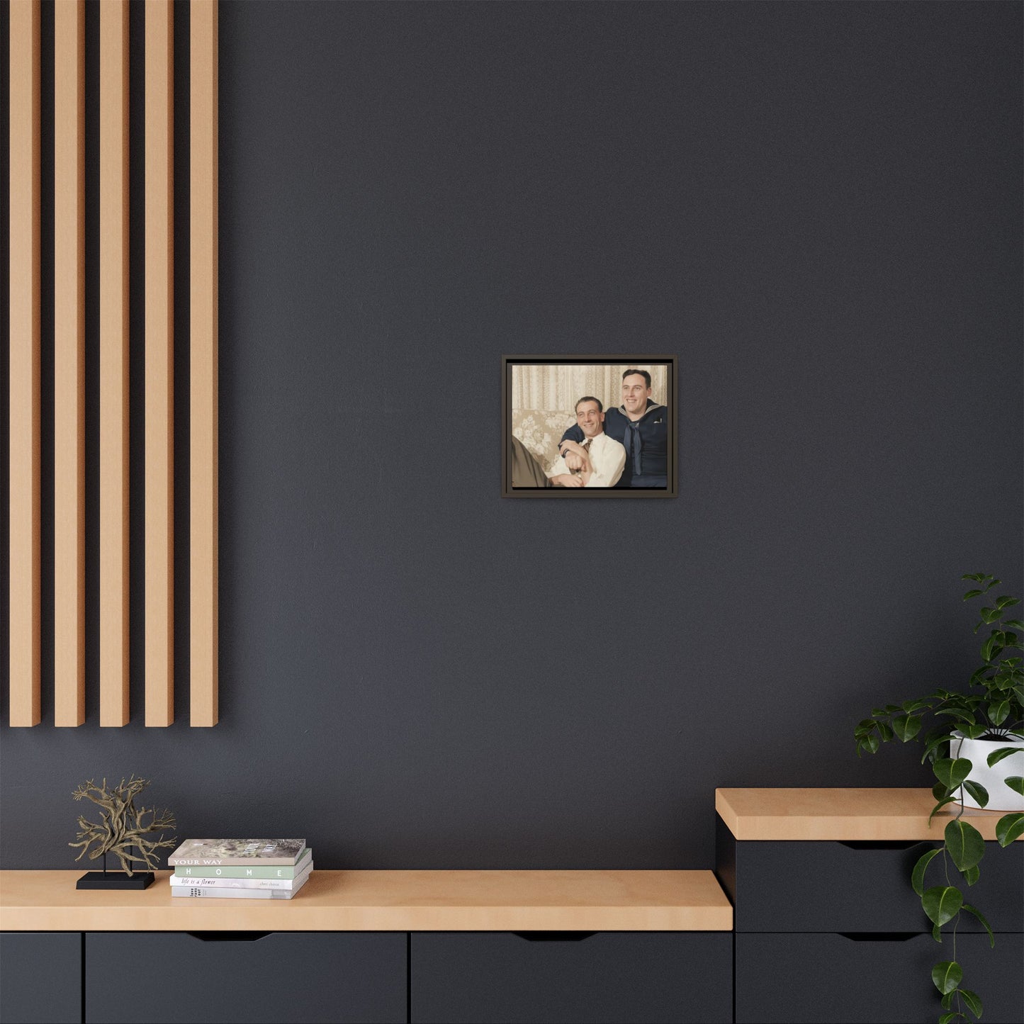 paire 108 | Framed Vintage Photo - Matte Canvas