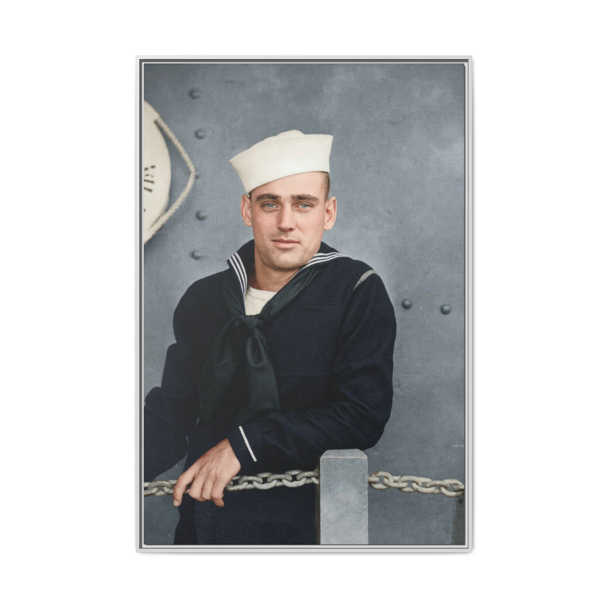 celibataire 023 | Framed Vintage Photo - Matte Canvas