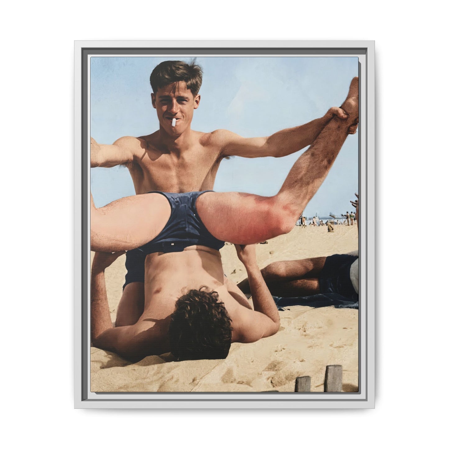 nager 004 | Framed Vintage Photo - Matte Canvas