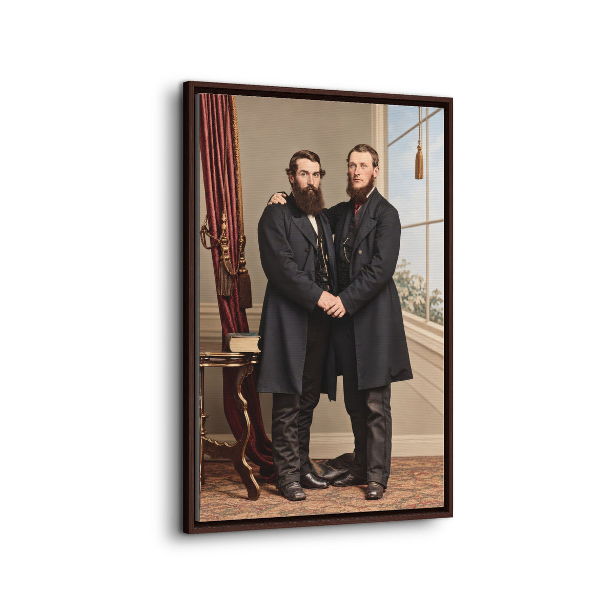 paire 022 | Framed Vintage Photo - Matte Canvas