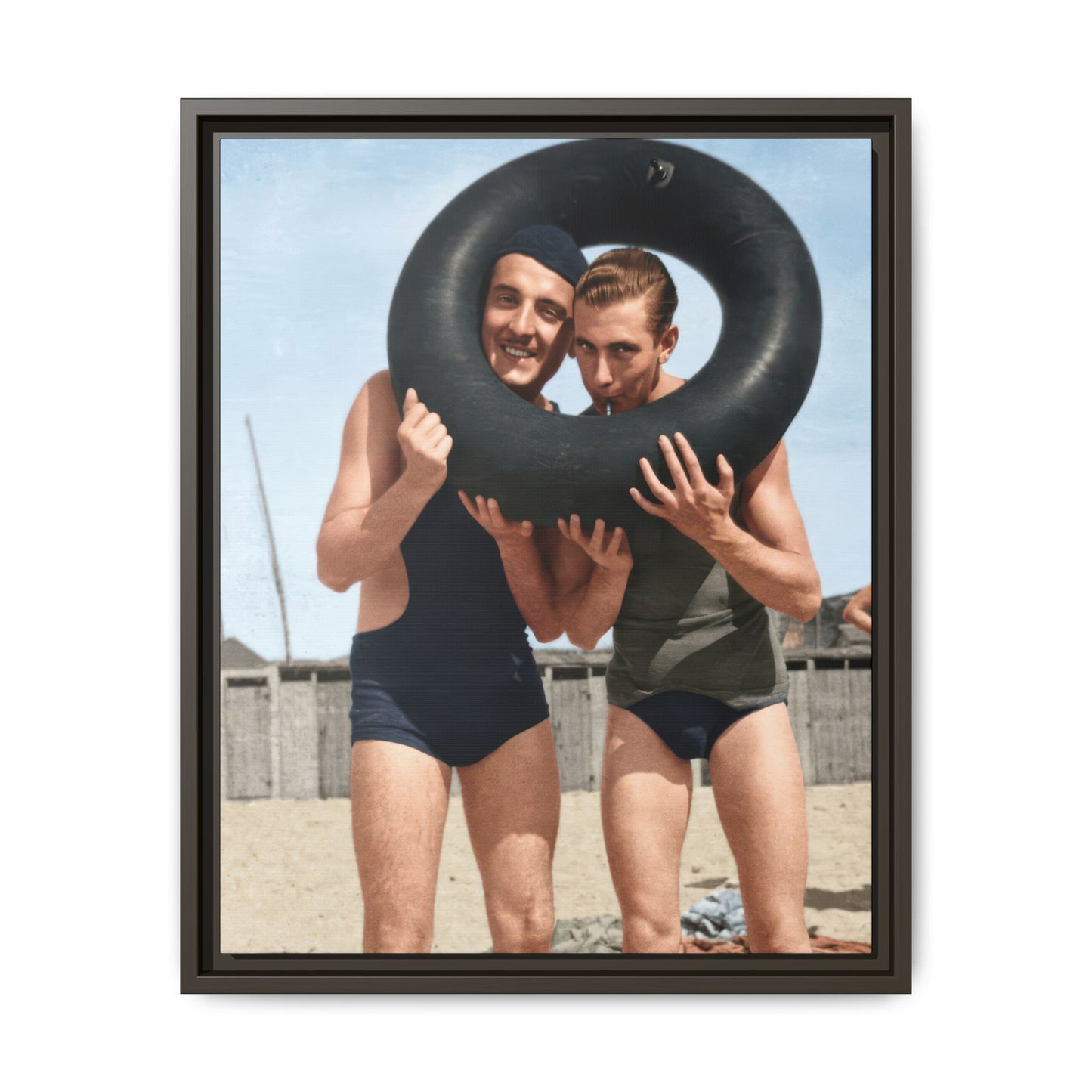 nager 006 | Framed Vintage Photo - Matte Canvas