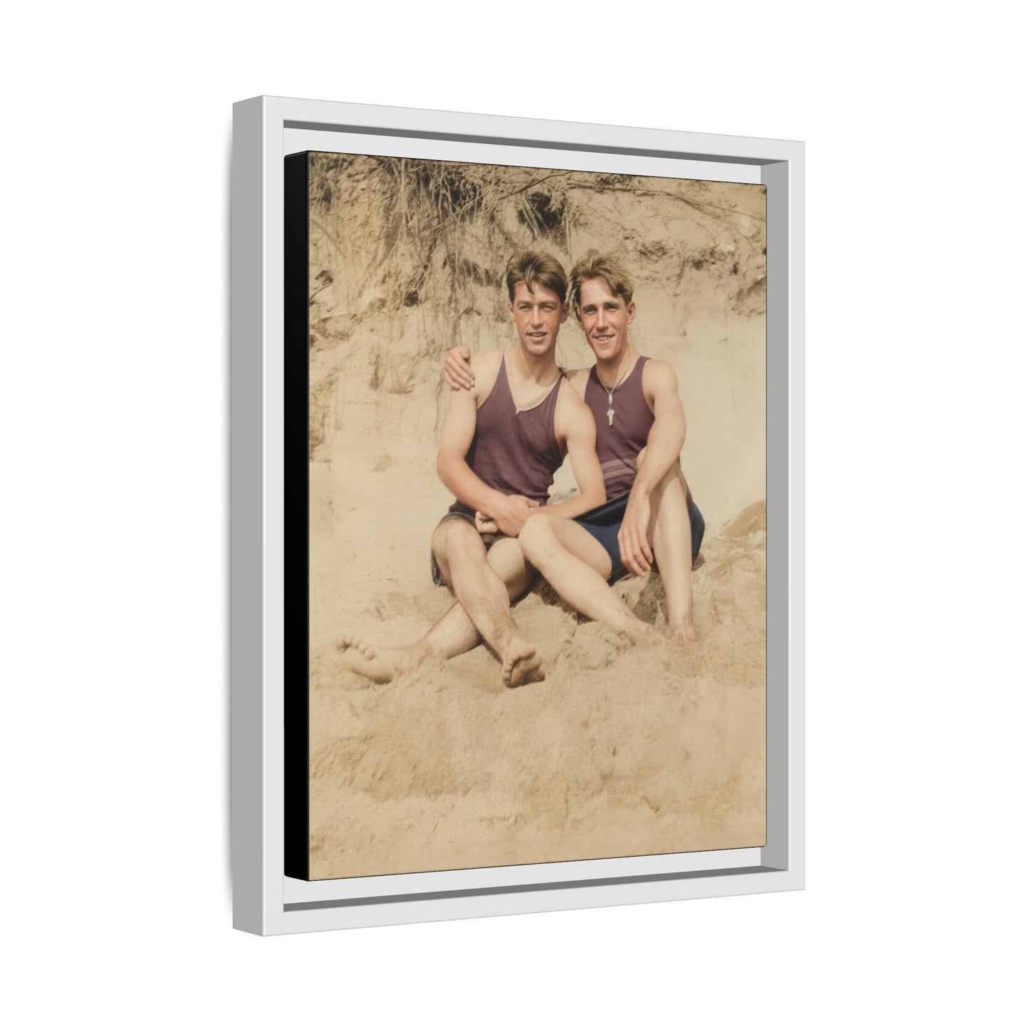 nager 002 | Framed Vintage Photo - Matte Canvas