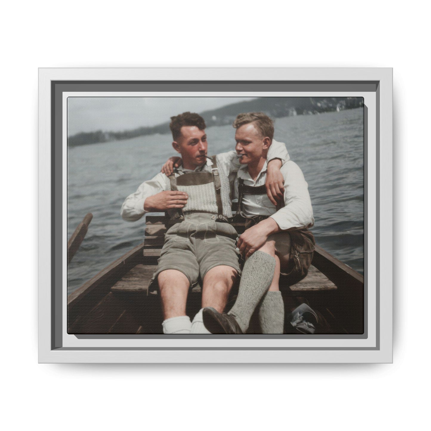 paire 116 | Framed Vintage Photo - Matte Canvas