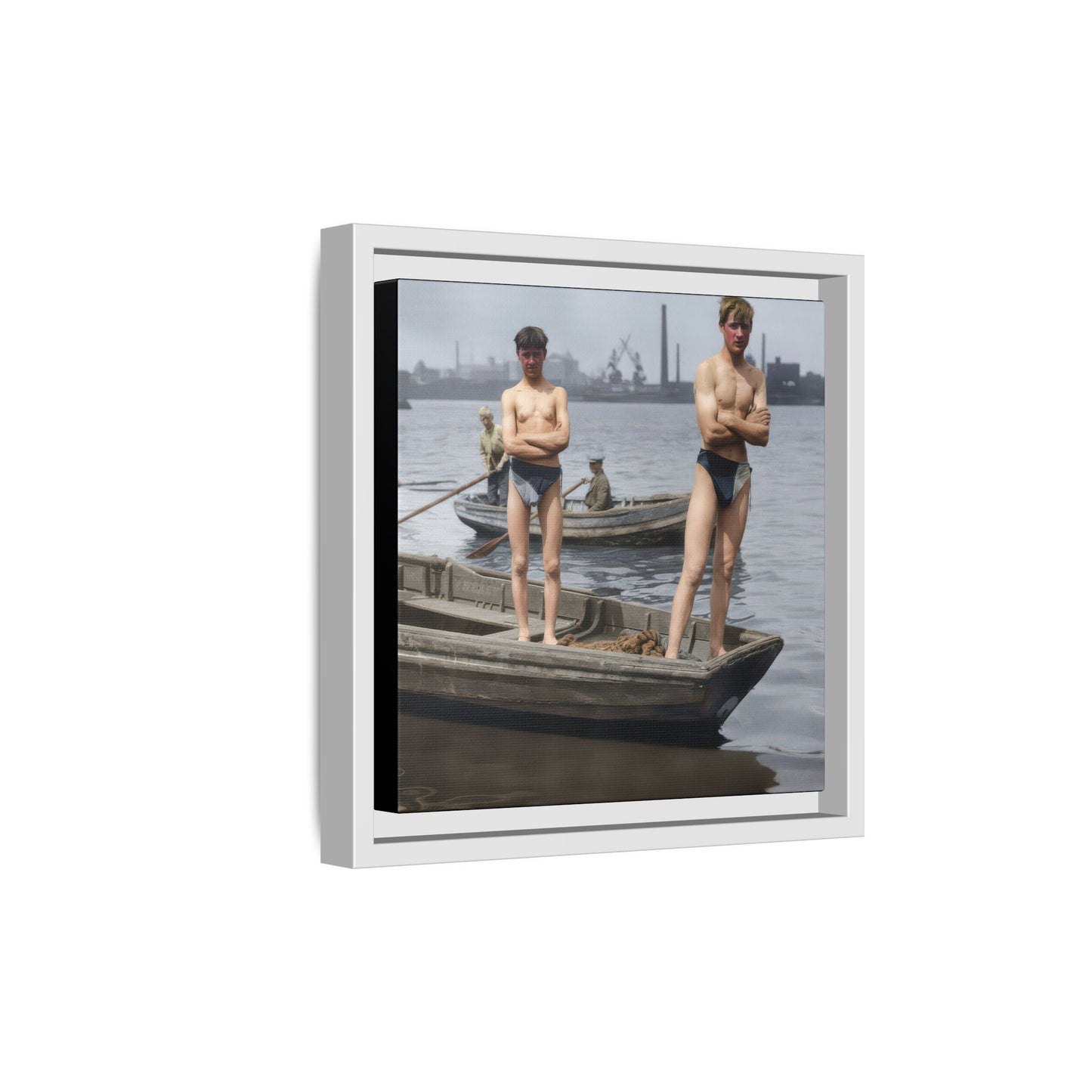 nager 050 | Framed Vintage Photo - Matte Canvas