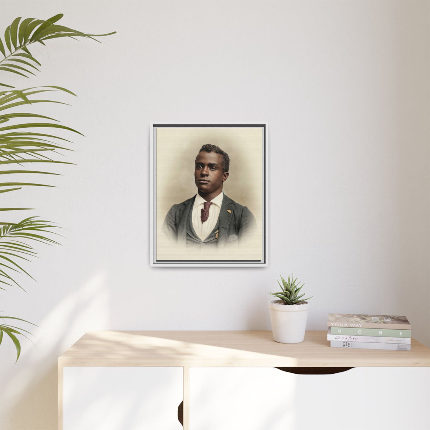 celibataire 027 | Framed Vintage Photo - Matte Canvas
