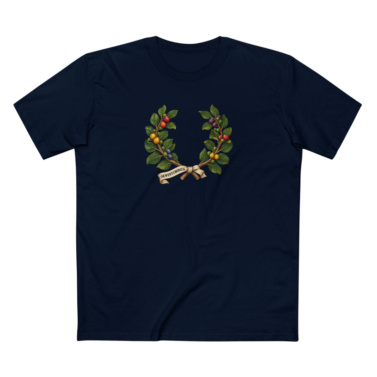 Ugandan Mutuba Fig Pride T-Shirt | Luganda Laurel Wreath Tee