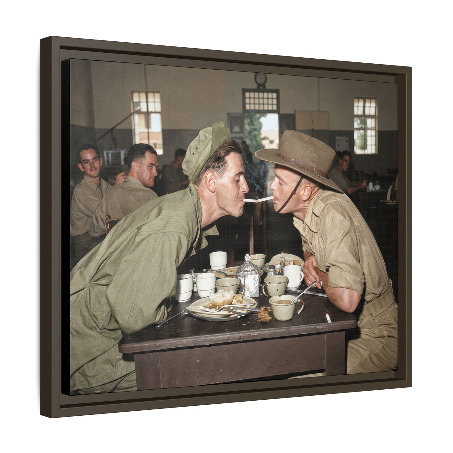 paire 143 | Framed Vintage Photo - Matte Canvas