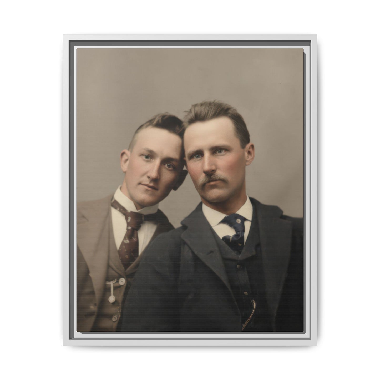 paire 121 | Framed Vintage Photo - Matte Canvas