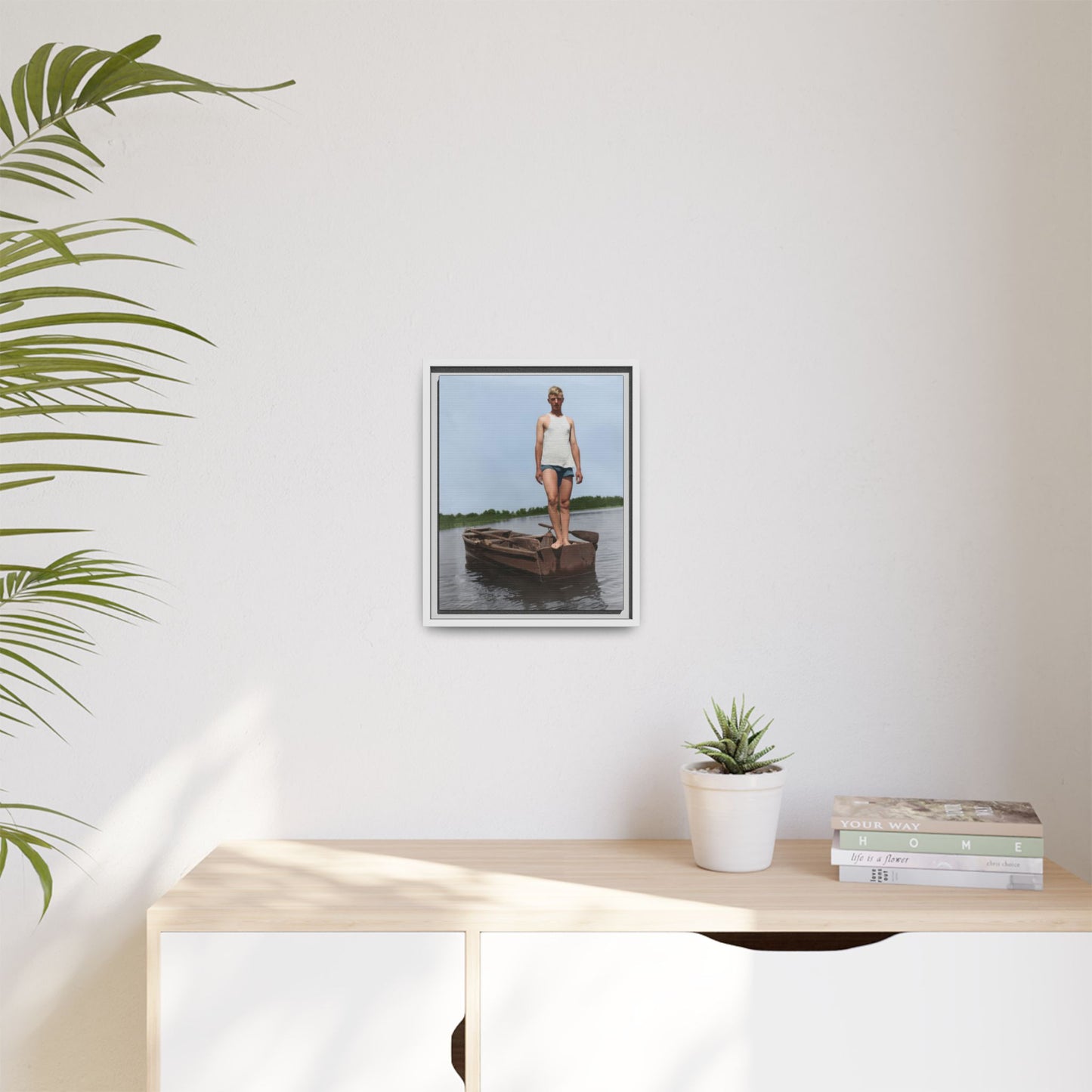 nager 025 | Framed Vintage Photo - Matte Canvas