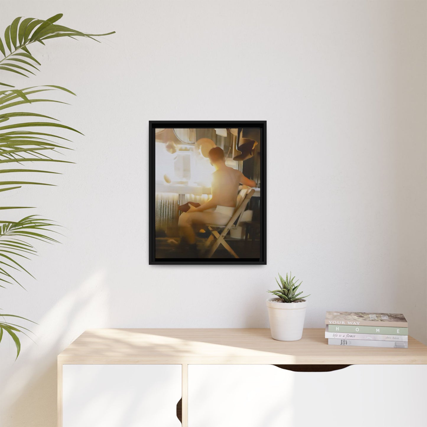 celibataire 022 | Vintage Framed Photo - Matte Canvas