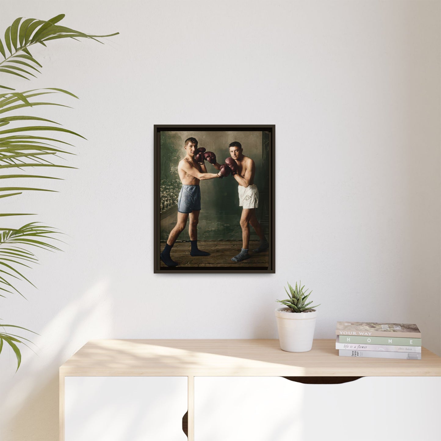 athlétisme 003 | Framed Vintage Photo - Matte Canvas